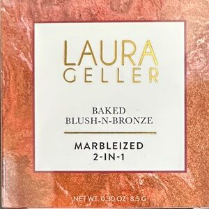 Laura Geller Baked Blush-N-Bronze Marbelized 2 in 1 GINGER BRONZE new